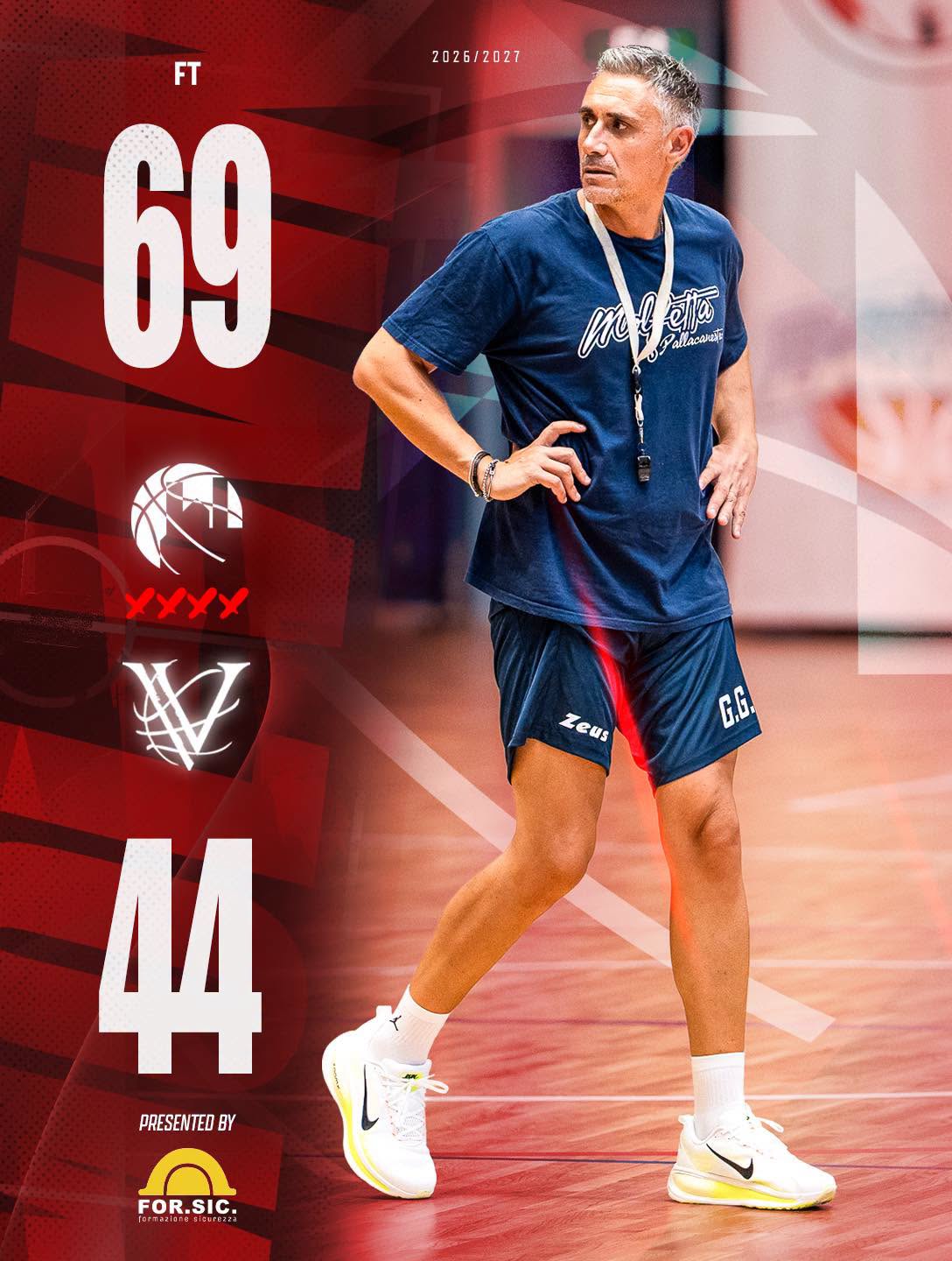 FOR.SIC. MOLFETTA, LA PRE-SEASON SI CHIUDE CON UN SUCCESSO