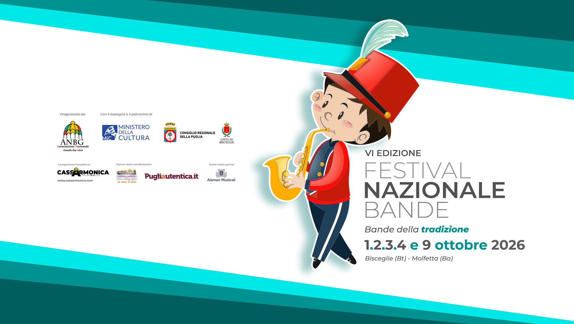 FESTIVAL NAZIONALE DELLE BANDE, BISCEGLIE E MOLFETTA SI PREPARANO ALLA SESTA EDIZIONE