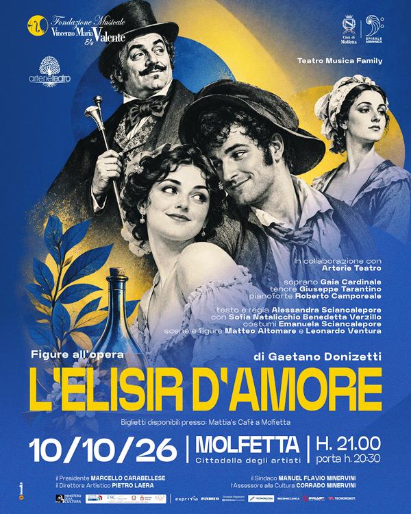 A MOLFETTA �L�ELISIR D�AMORE� DIVENTA TEATRO DI FIGURA