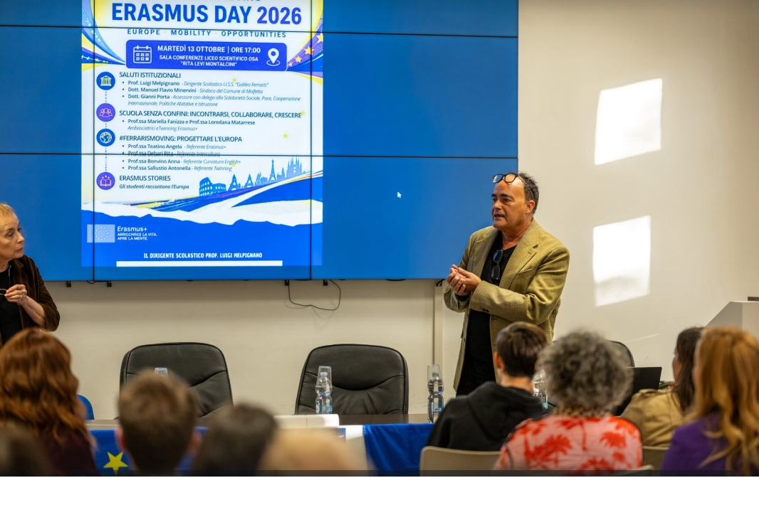 ERASMUS DAY 2026 AL �GALILEO FERRARIS� DI MOLFETTA: STUDENTI E FAMIGLIE ALLA SCOPERTA DELL�EUROPA