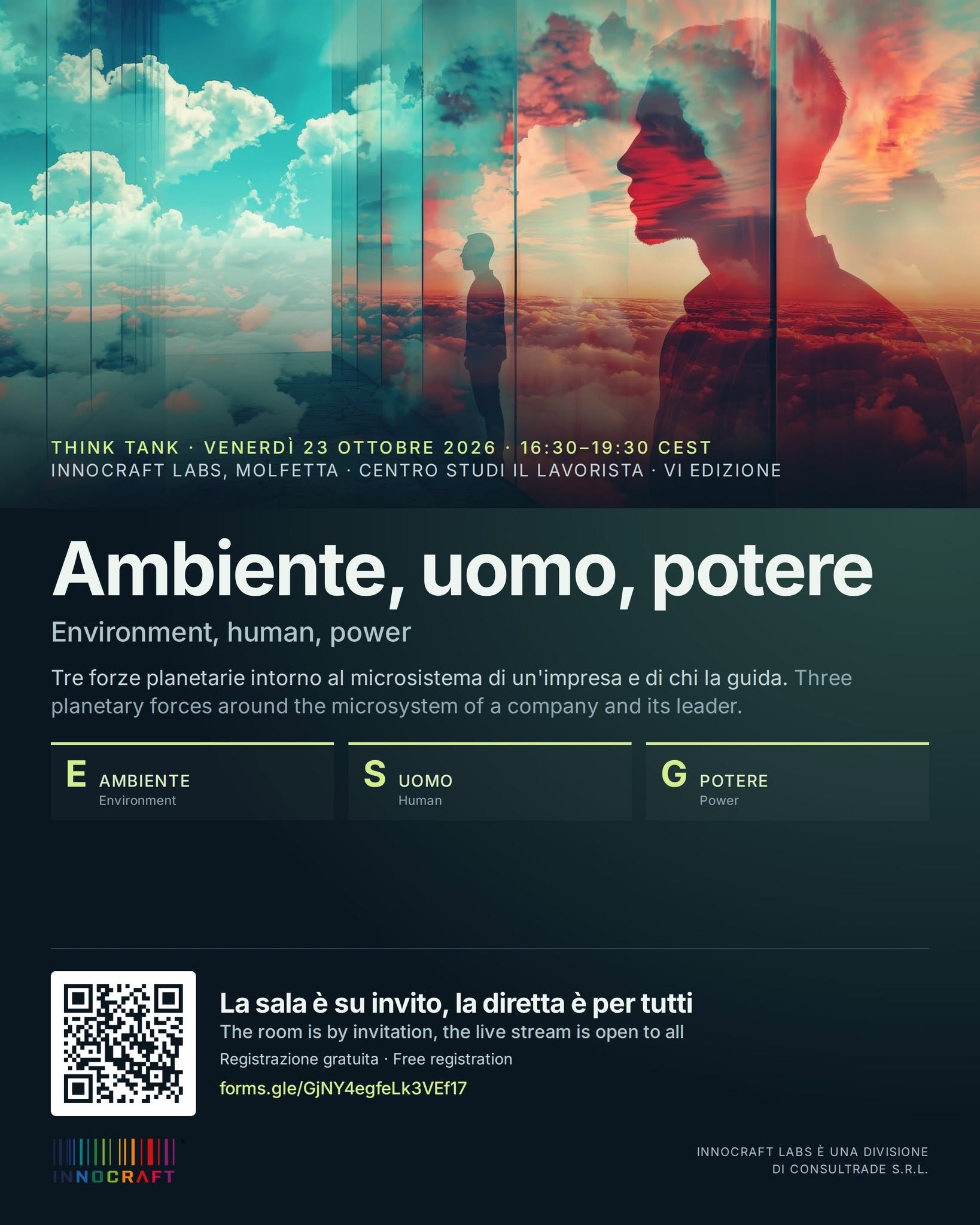 NASCE A MOLFETTA INNOCRAFT LABS & ACADEMY: UN THINK TANK SU AMBIENTE, LAVORO E TECNOLOGIA