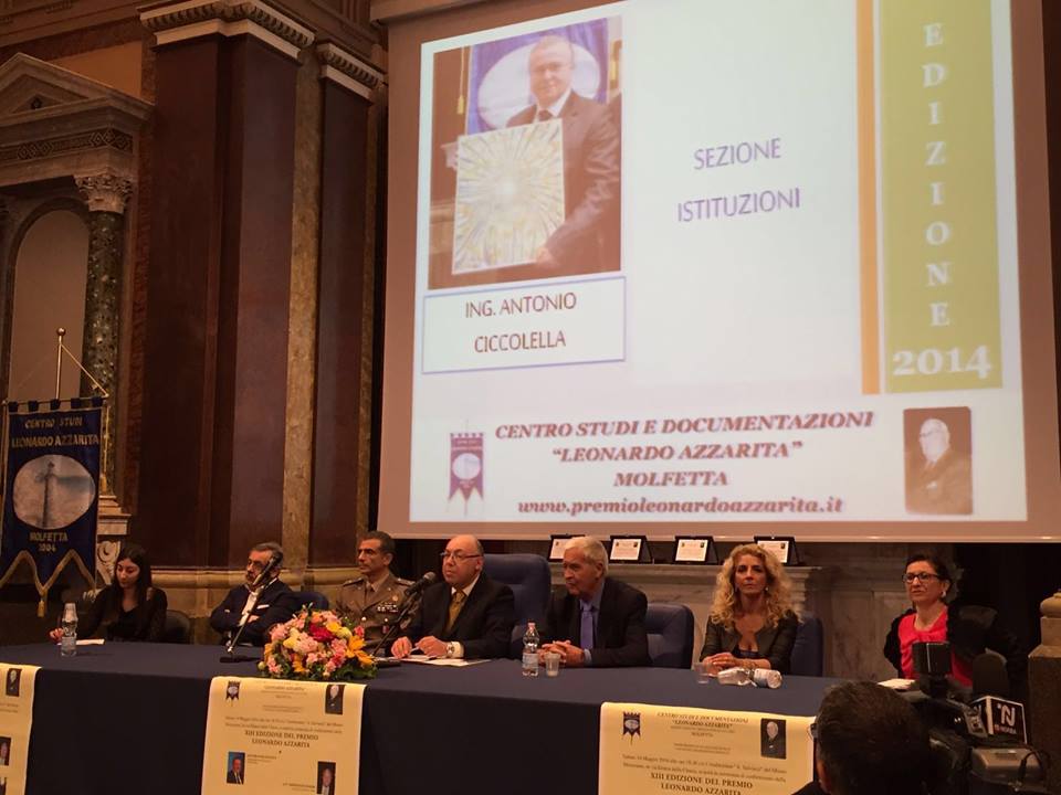 IL SUCCESSO DELLA XIII EDIZIONE DEL PREMIO GIORNALISTICO LEONARDO AZZARITA A QUARANTANNI DALLA SCOMPARSA DEL GIORNALISTA MOLFETTESE