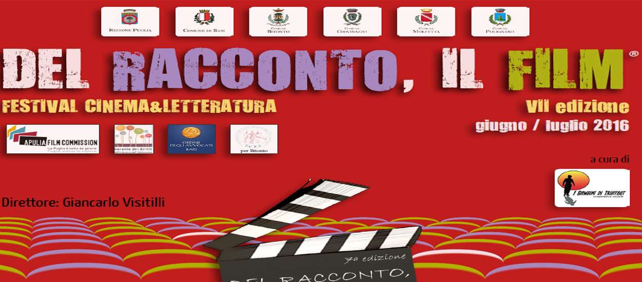 CI SAR ANCHE MOLFETTA TRA LE CITT CHE OSPITANO IL FESTIVAL DI CINEMA & LETTERATURA DEL RACCONTO, IL FILM