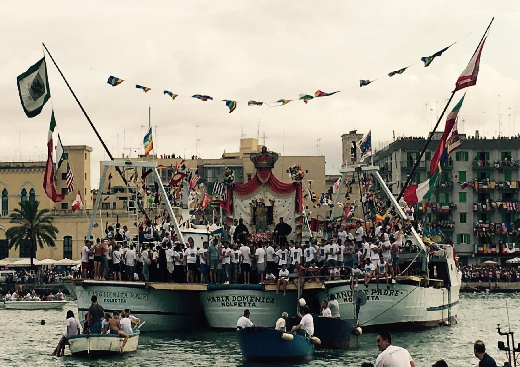 IL SORTEGGIO DELLA BARCA DELLA MADONNA L'8 LUGLIO GIORNO DELLA FESTA ESTIVA DI SAN CORRADO