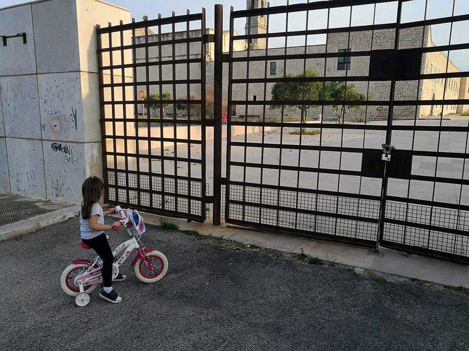  ANCORA CHIUSO IL PARCO ANNESSO ALLA BASILICA DELLA MADONNA DEI MARTIRI