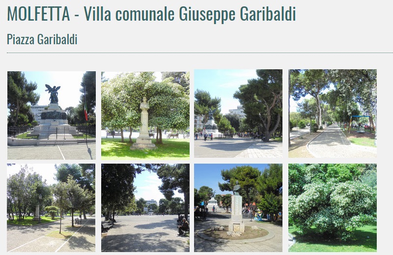 LA VILLA COMUNALE DI MOLFETTA NEL SITO DI GIARDINIDELLAPUGLIA.IT 