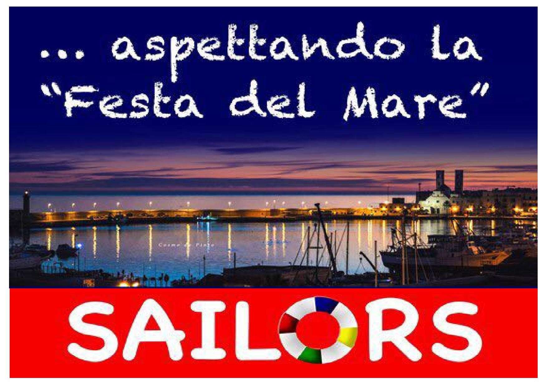 SABATO 30 SETTEMBRE LA SECONDA FESTA DEL MARE DI SAILORS    