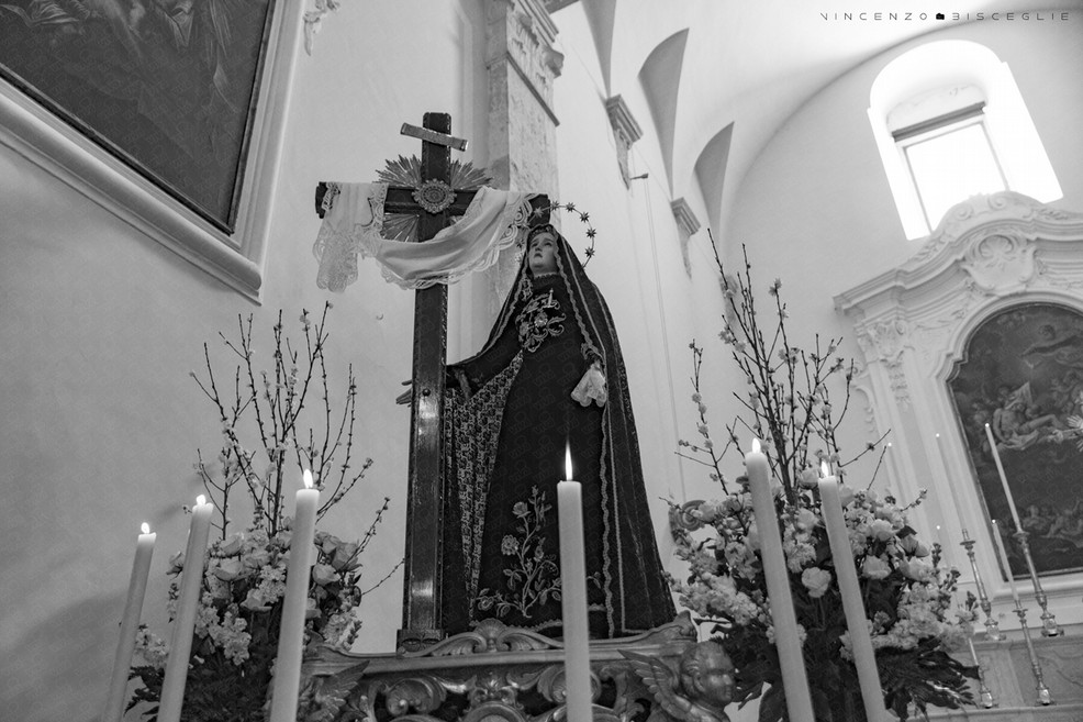 INIZIA GIOVED 16 MARZO PRESSO LA CHIESA DEL PURGATORIO DI MOLFETTA IL SETTENARIO DELLA B. V. MARIA ADDOLORATA