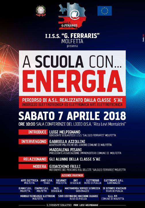 SABATO 7 APRILE VERR INAUGURATA  ALLI.I.S.S.GALILEO FERRARIS DI MOLFETTA UNA STAZIONE METEOROLOGICA 