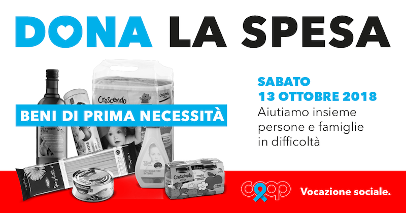 SABATO 13 OTTOBRE, ALLIPERCOOP DI MOLFETTA, UNA GIORNATA DEDICATA AL SOCIAL MARKET SOLIDALE 