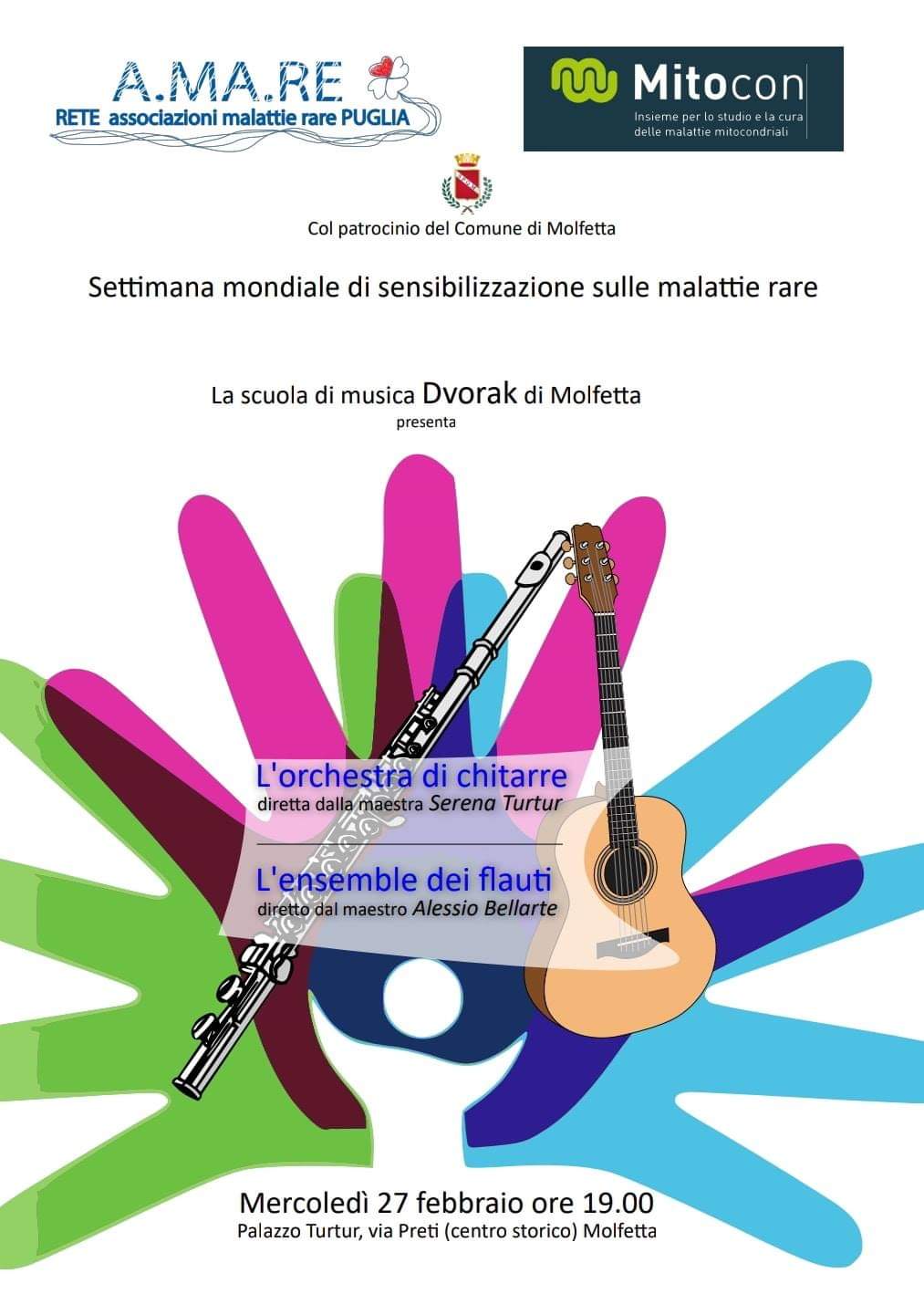 ANCHE A MOLFETTA UN EVENTO PER LA SENSIBILIZZAZIONE DELLE MALATTIE RARE