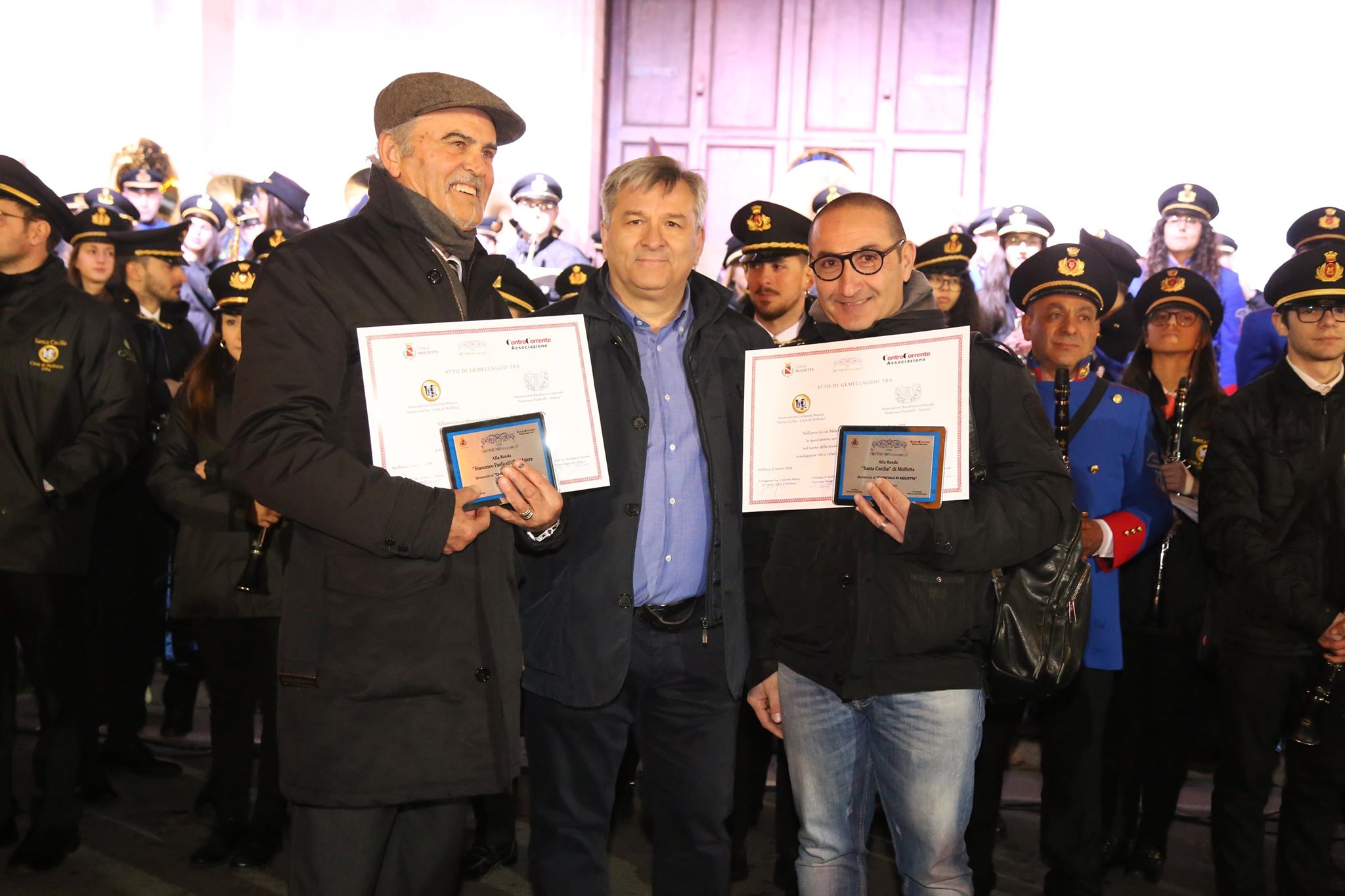 AL CARNEVALE DI MOLFETTA SI FESTEGGIA CON LA MUSICA. STRAORDINARIA ESIBIZIONE PER LA CITT DI QUATTRO BANDE MUSICALI