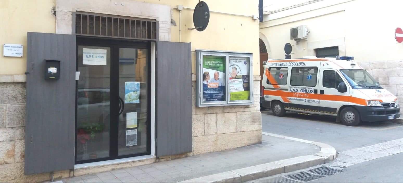 AVS ONLUS DI MOLFETTA SELEZIONA 4 VOLONTARI DA IMPIEGARE PER UN ANNO NEL PROGETTO 