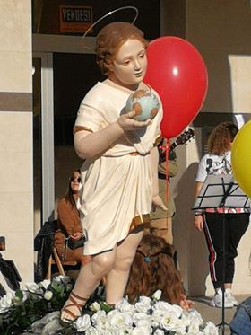 ACCOLTA LA STATUA DI GESU' BAMBINO NELLA PARROCCHIA DELLA SANTA FAMIGLIA