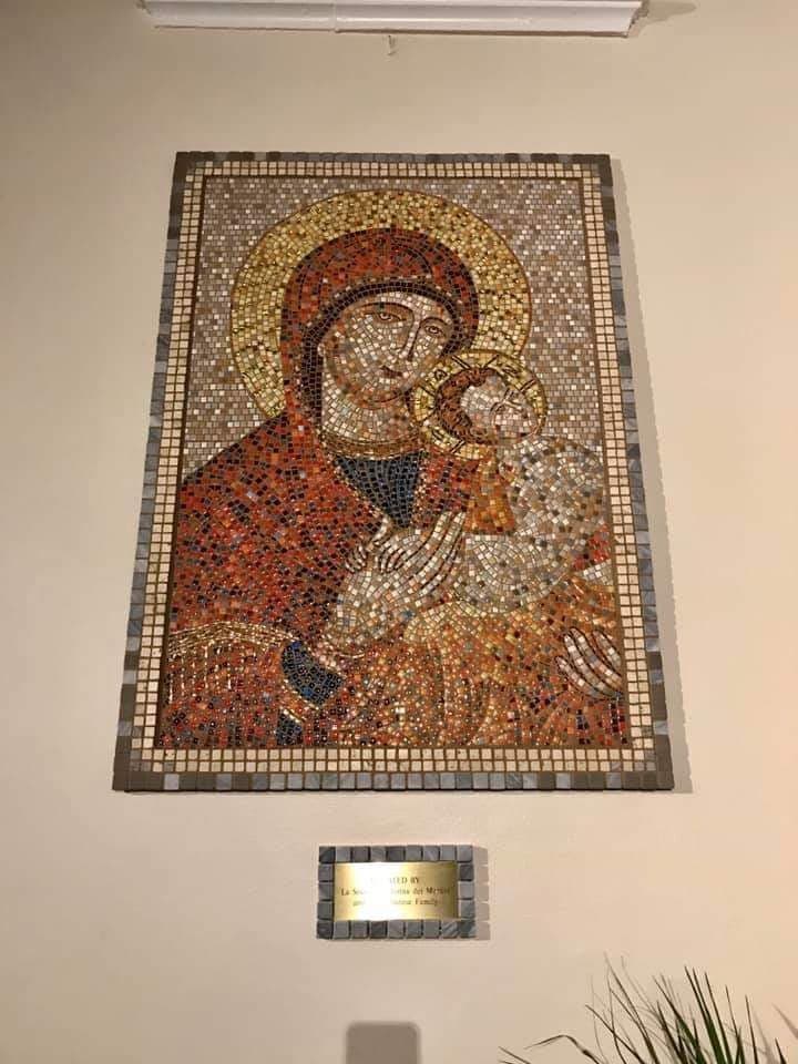 NELLA CHIESA DI FRANCIS AD HOBOKEN, UN MOSAICO ISPIRATO ALLA MADONNA DEI MARTIRI