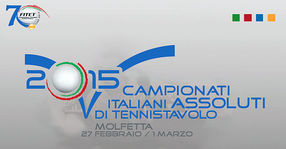 DOMANI PRESENTAZIONE DEI CAMPIONATI ITALIANI DI TENNISTAVOLO