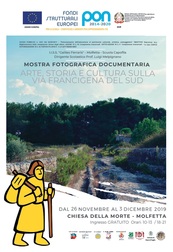 SAR INAUGURATA MARTED 26 NOVEMBRE LA MOSTRA FOTOGRAFICA DOCUMENTARIA ARTE, STORIA E CULTURA SULLA VIA FRANCIGENA DEL SUD