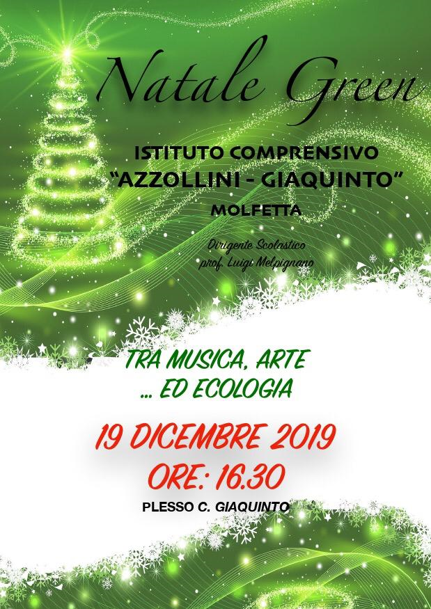  UN NATALE GREEN PER GLI ALUNNI DELLI. C. DON COSMO AZZOLLINI - CORRADO GIAQUINTO DI MOLFETTA