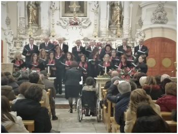 UN SUCCESSO IL CONCERTO DI SOLIDARIET UNA, CENTO, MILLE VOCI PER AURORA TENUTOSI DOMENICA 5 GENNAIO ALLA CHIESA DI SAN DOMENICO A MOLFETTA