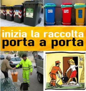 PARTE LA DISTRIBUZIONE DEI KIT PER LA RACCOLTA DIFFERENZIATA CON IL PORTA A PORTA NELLA ZONA 6 