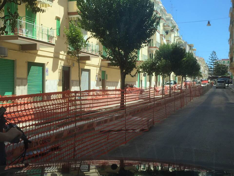 VIA SAFFI COME VIALE GIOVANNI XXIII, ALBERI ABBATTUTI CON LE PROTESTE DEI CITTADINI