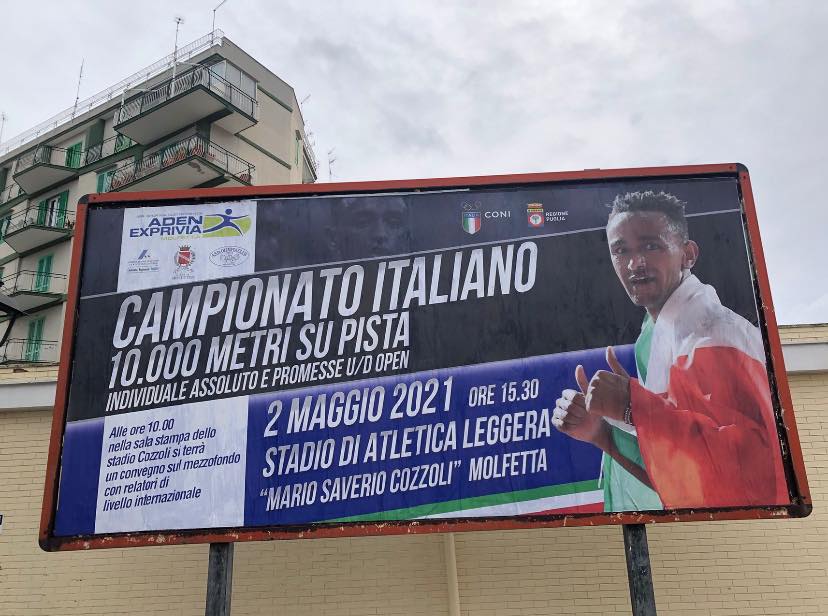  INIZIATO IL CONTO ALLA ROVESCIA PER LA GRANDE MANIFESTAZIONE DI ATLETICA LEGGERA: IL CAMPIONATO ITALIANO ASSOLUTO 10.000 METRI