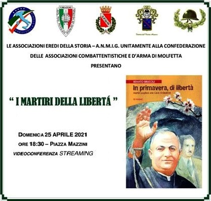 LE CELEBRAZIONI DEL 25 APRILE A MOLFETTA PER LA RICORRENZA DELL'ANNIVERSARIO DELLA LIBERAZIONE D'ITALIA