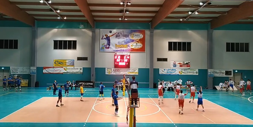 BUON INIZIO DELLINDECO MOLFETTA NEI PLAYOFF DEL CAMPIONATO DI PALLAVOLO DI SERIE B