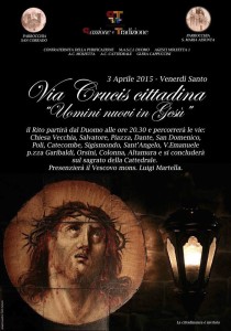 A MOLFETTA, VIA CRUCIS CITTADINA: UOMINI NUOVI IN GESU