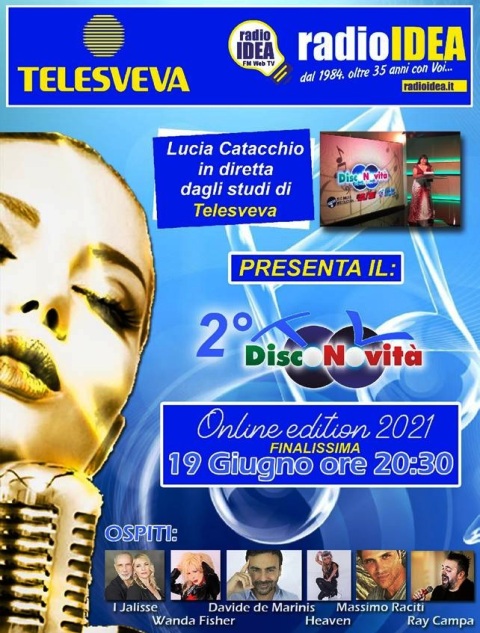 SI SVOLGER SABATO 19 GIUGNO LA FINALISSIMA DELLA SECONDA EDIZIONE DI DISCONOVIT TV