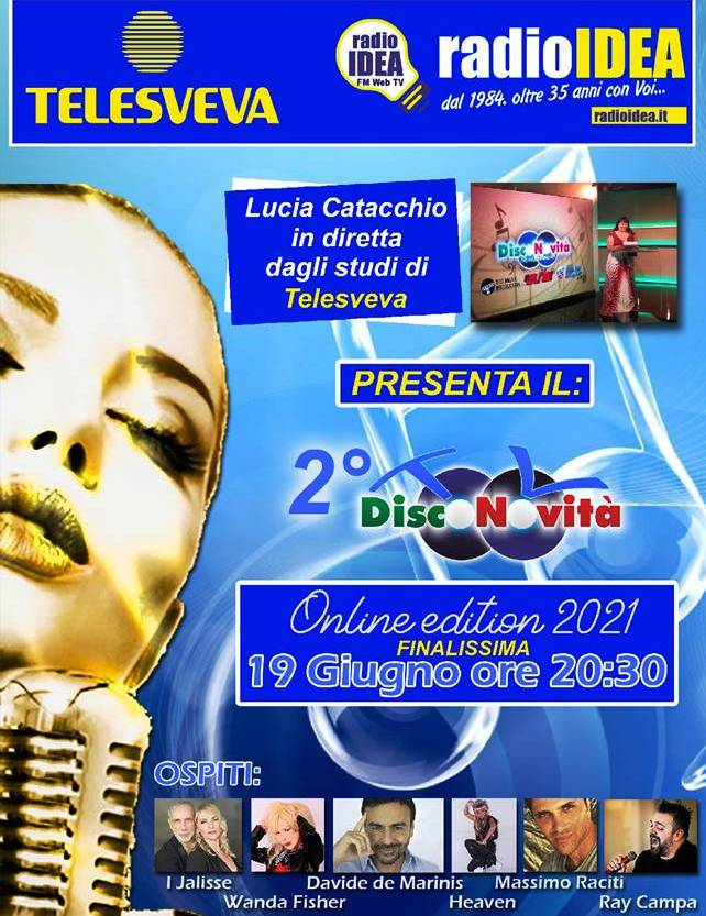 SPAZIO ALLA MUSICA NEL SECONDO CONTEST ONLINE DISCONOVIT TV 2021 ANDATO IN ONDA IN DIRETTA SU TELESVEVA IL 19 GIUGNO SCORSO