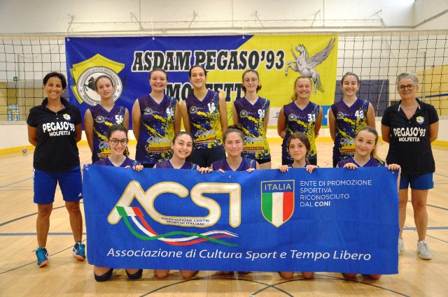 LASDAM PEGASO 93 MOLFETTA PARTECIPA AL CAMPIONATO NAZIONALE ACSI CHE SI SVOLGE DAL 25 AL 27 GIUGNO A MONTESILVANO