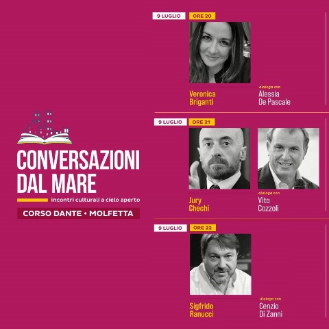 CONVERSAZIONI DAL MARE 2021: IL PROGRAMMA DI VENERD 9 LUGLIO