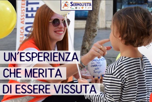 PERCH NON PROVARE A SVOLGERE UNATTIVIT DI VOLONTARIATO PRESSO IL SERMOLFETTA?