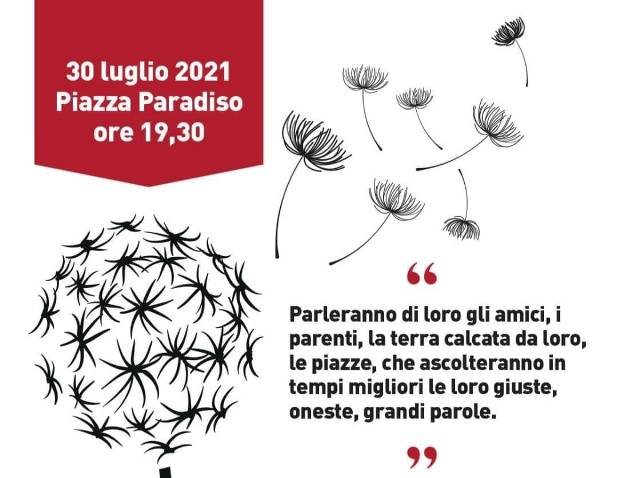 VERR RICORDATO IN UN INCONTRO PUBBLICO IL MOLFETTESE GRAZIANO FIORE, A 78 ANNI DALLA SUA UCCISIONE IN UNA STRAGE FASCISTA