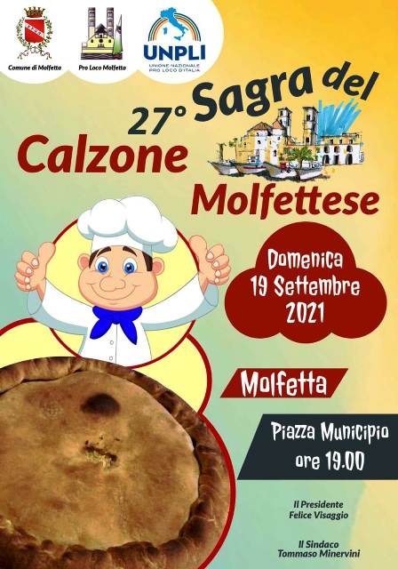 UNA GIORNATA DEDICATA AD UNO DEI PRODOTTI TIPICI MOLFETTESI: IL CALZONE