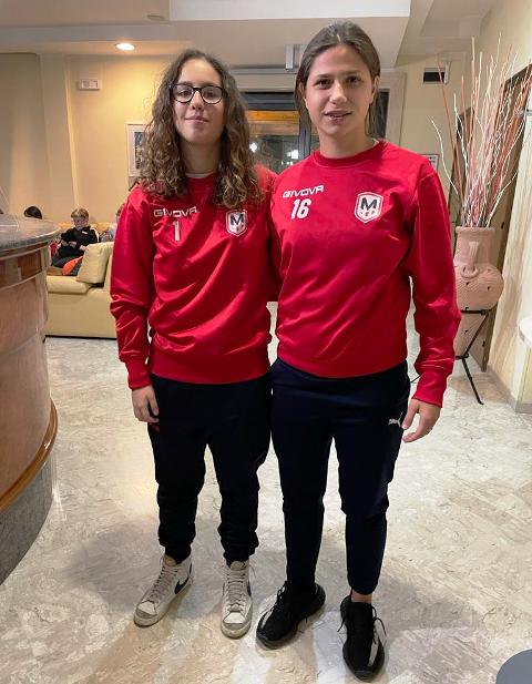 MAIRA ABBADESSA E NADIA FIORENTINO CONVOCATE NELLA RAPPRESENTATIVA CHE DISPUTER IL TORNEO NAZIONALE PER SELEZIONI TERRITORIALI UNDER 15 FEMMINILE