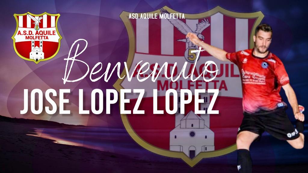 ACQUILE MOLFETTA: LAST MINUTE, ARRIVA JOSE' LOPEZ LOPEZ