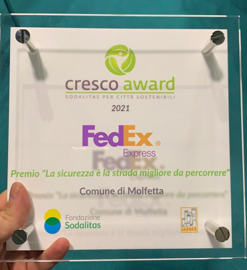 A MOLFETTA IL PREMIO FEDEX PER IL 