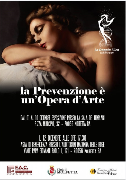 A MOLFETTA LA PREVENZIONE E' UN'OPERA D'ARTE