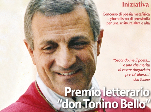 INDETTA LA SECONDA EDIZIONE DEL PREMIO LETTERARIO DON TONINO BELLO. SI POTR INVIARE LA DOCUMENTAZIONE ENTRO IL 31 GENNAIO 2022