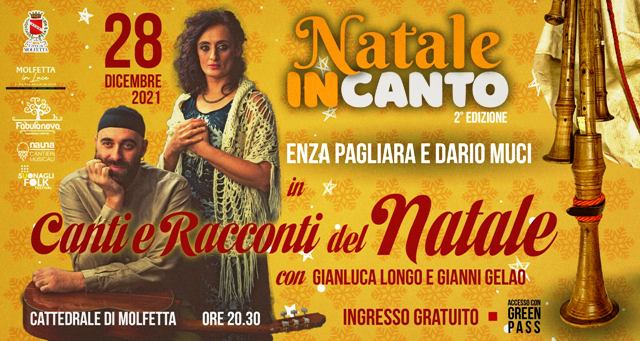 MARTED 28 DICEMBRE SECONDA EDIZIONE DI NATALE INCANTO. APPUNTAMENTO ALLE ORE 20:30 IN CATTEDRALE A MOLFETTA