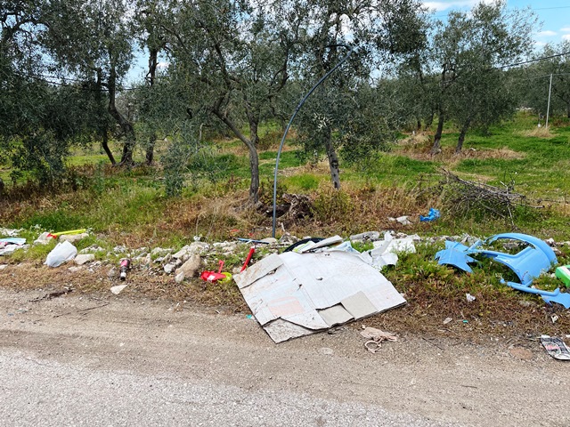 LABBANDONO DI CUMULI DI IMMONDIZIA... ABBONDA NELLAGRO MOLFETTESE