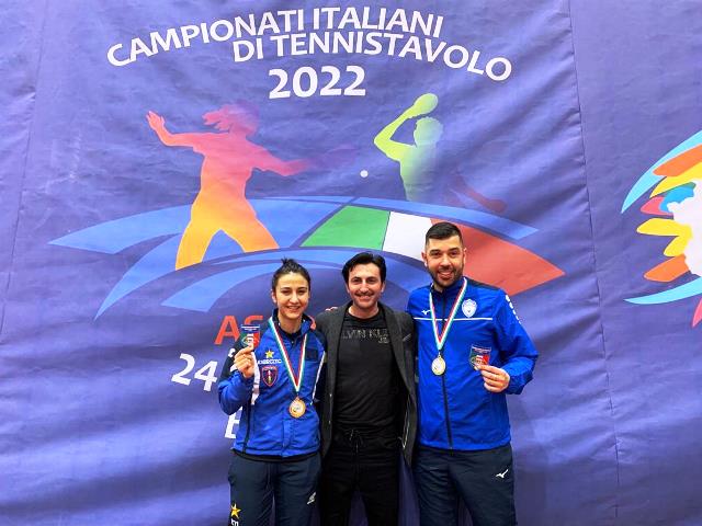 AI CAMPIONATI ITALIANI ASSOLUTI 2022 DI TENNISTAVOLO, PUGLIA PROTAGONISTA GRAZIE ANCHE AL TECNICO MOLFETTESE ROBERTO MINERVINI