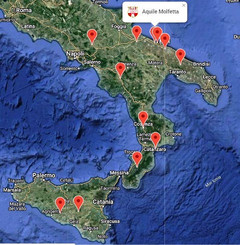 RESA NOTA LA COMPOSIZIONE DEL GIRONE DI SERIE A2 CUI PRENDER PARTE LE AQUILE MOLFETTA