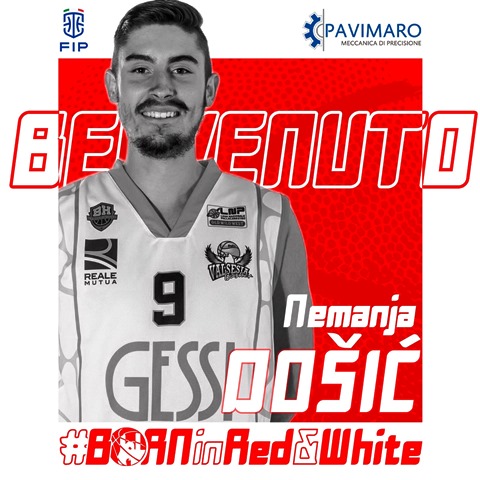 IL SERBO NEMANJA DOSIĆ  IL NUOVO ACQUISTO DELLA PAVIMARO PALLACANESTRO MOLFETTA