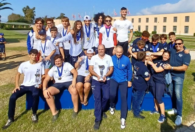 PRESTIGIOSA AFFERMAZIONE PER LA LEGA NAVALE DI MOLFETTA NEL TROFEO NAZIONALE CANOA LNI  FICK SVOLTOSI SUL LAGO DI PAOLA A SABAUDIA