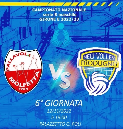 PRIMO DERBY STAGIONALE PER LA CAPOLISTA INDECO MOLFETTA. AL PALAPOLI ARRIVA LA DELIGHT VOLLEY MODUGNO