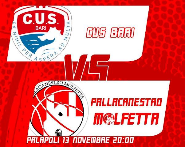 DOMENICA SERA AL PALAPOLI LA PAVIMARO PALLACANESTRO MOLFETTA ALLA RICERCA DELLA QUARTA VITTORIA CONSECUTIVA