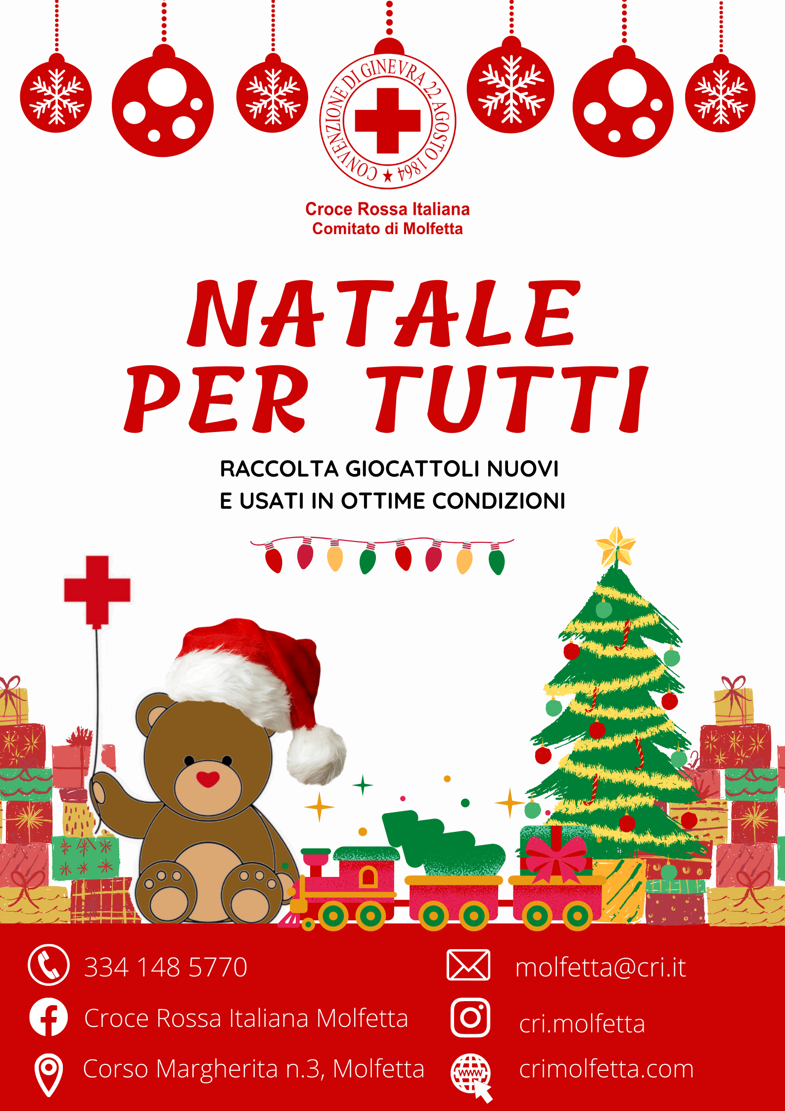 UN NATALE PER TUTTI CON LA CROCE ROSSA ITALIANA SEZIONE DI MOLFETTA